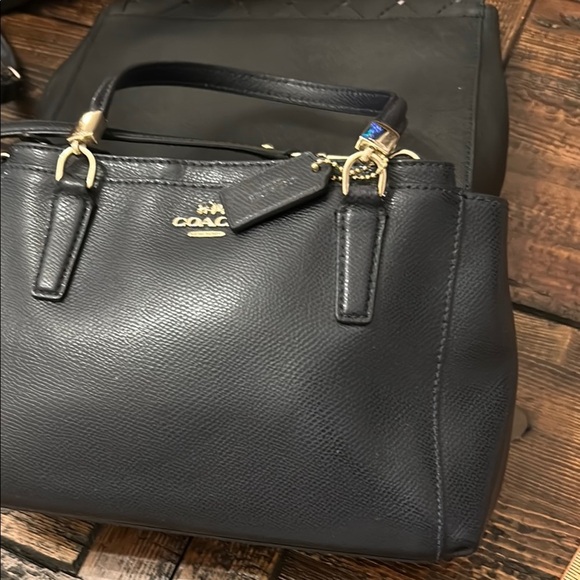Coach Blue Shoulder Bag with Structured Elegance - Picture 3 of 15